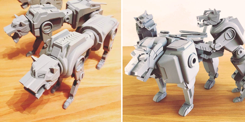 Illustration for article titled Building This Transforming Voltron Is the Only Reason You Need to Buy a 3D Printer